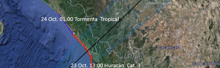 Huracán Willa de categoría 4 se encuentra frente a las costas de