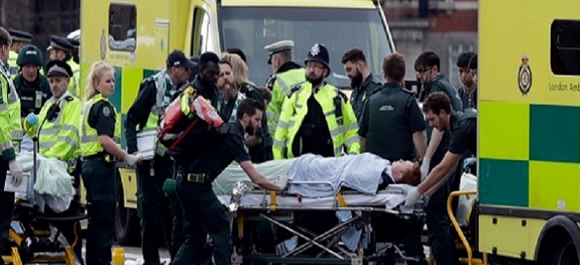 La Policía de Londres confirma el incidente terrorista en Parlamento Británico