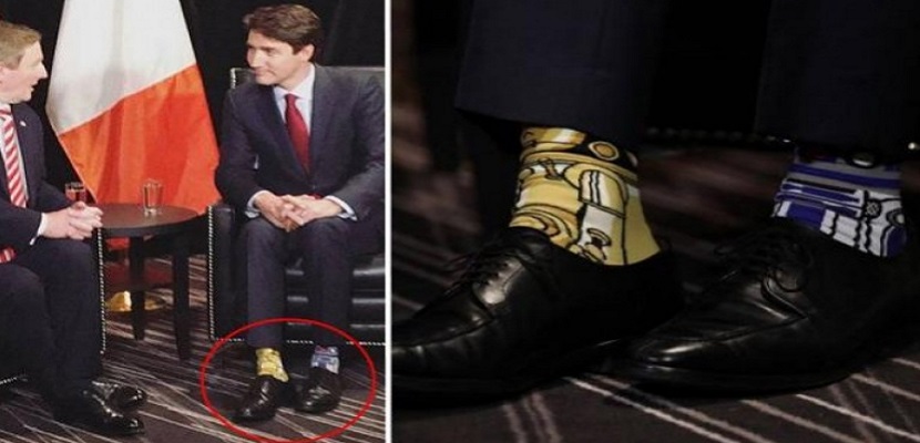 El primer ministro de Canadá celebra el 4 de mayo con sus calcetas de Star Wars