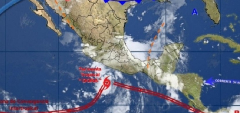 Dora se convierte en huracán categoría 1