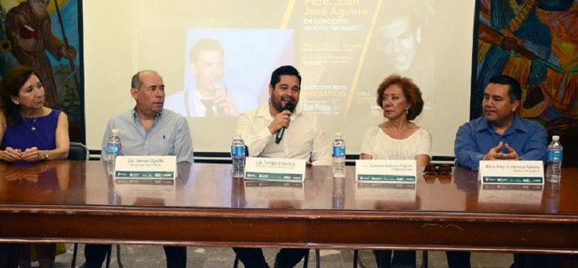 Juan José Aguirre presentará concierto en beneficio de la Fundación San Pablo IAP