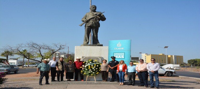 Conmemora el ayuntamiento 130 aniversario luctuoso de José María Leyva  “Cajeme”