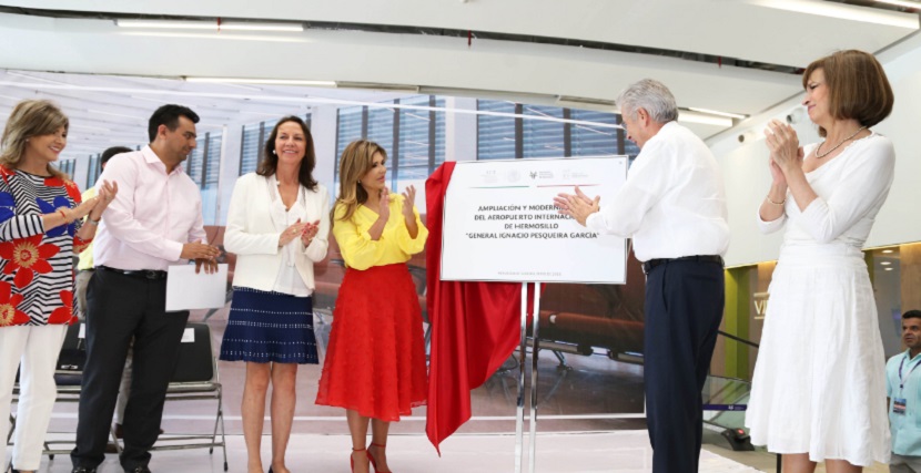 Entregan Gobernadora y titular de SCT modernización del Aeropuerto de Hermosillo