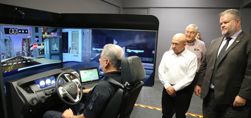 Capacita SSP con Simulador Virtual de Manejo a cadetes y policías estatales