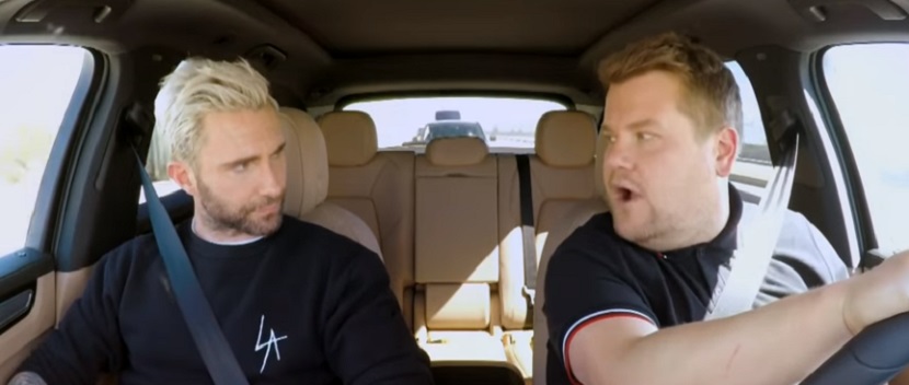 Adam Levine y James Corden detenidos por la policía durante Carpool Karaoke