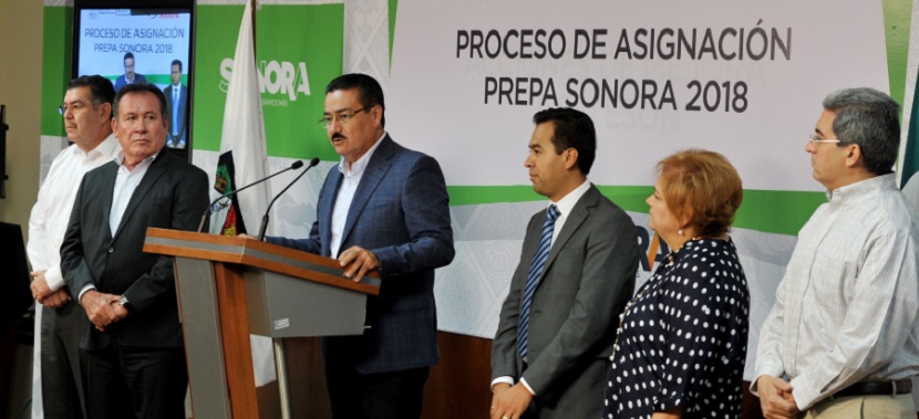 Presenta SEC resultados del proceso de ingreso Prepa Sonora 2018