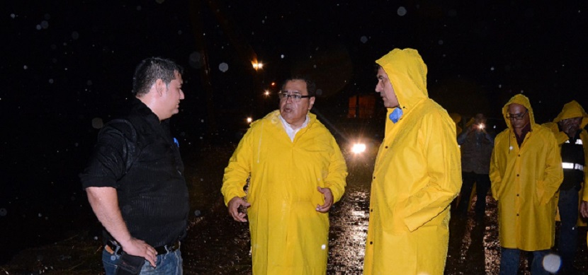 Recorre alcalde de Cajeme zonas afectadas por Depresión Tropical