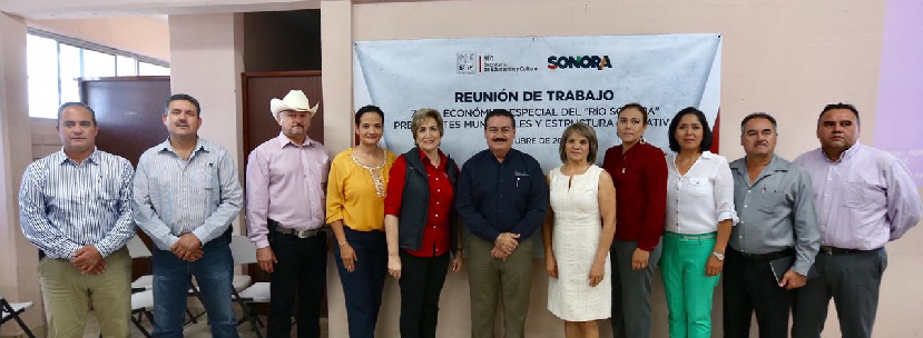 Establecen coordinación SEC y alcaldes de Río Sonora