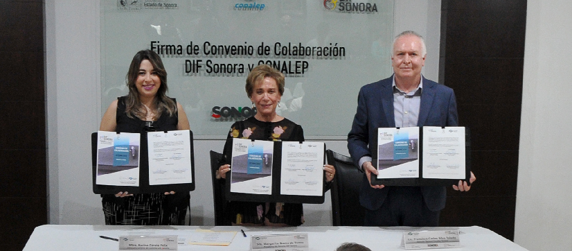Trabajarán Conalep y DIF Sonora juntos a favor de los más vulnerables