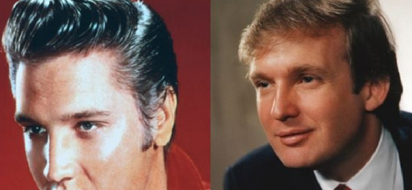Trump dice que de joven lo comparaban con Elvis Presley