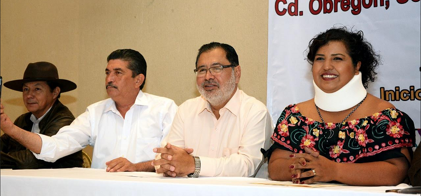 Clausura alcalde Mariscal Alvarado foro del instituto nacional de pueblos indígenas