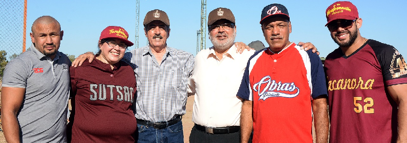 Apoya alcalde liga de béisbol de los trabajadores del ayuntamiento