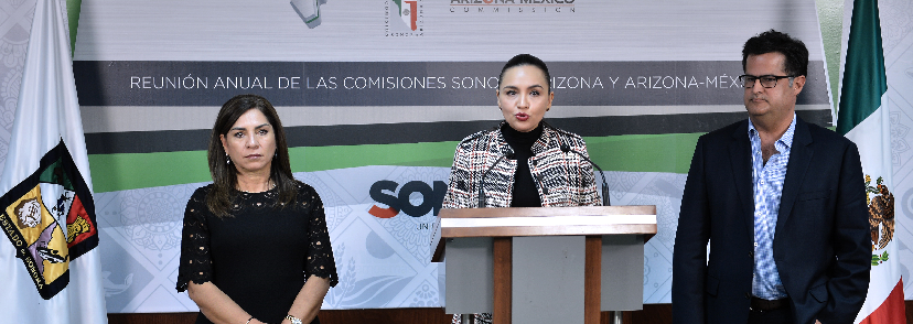 Anuncia Natalia Rivera reunión anual de las Comisiones Sonora-Arizona y Arizona-México
