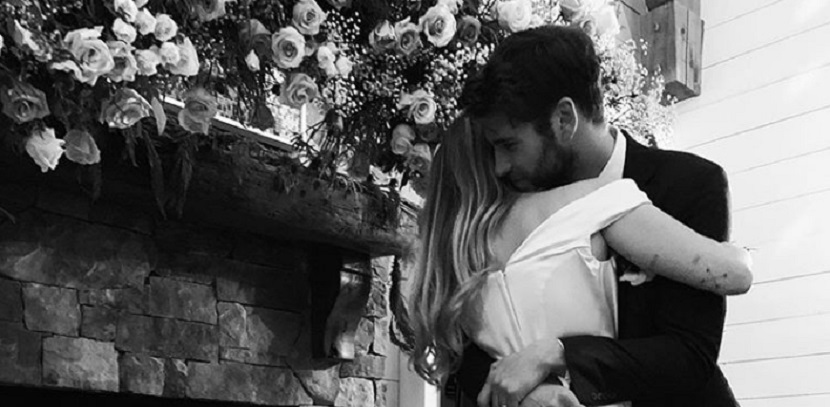 Miley Cyrus confirmó su matrimonio con Liam Hemsworth en Instagram