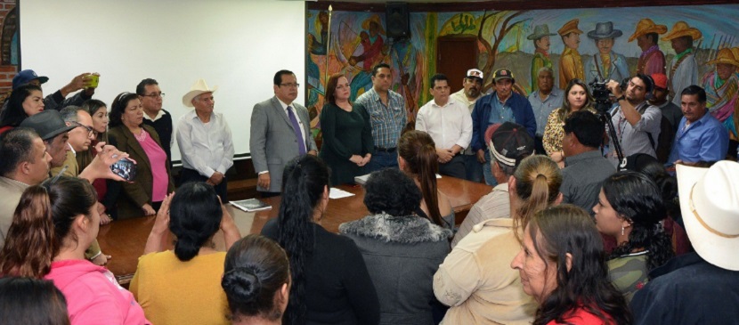 Se reune SPMA con vecinos de Pueblo Yaqui