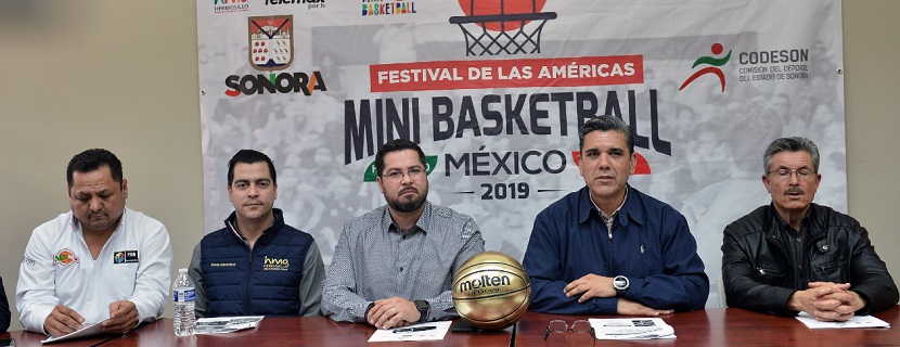 Sonora está listo para recibir el Festival y Congreso de las Américas de Mini Basquetbol