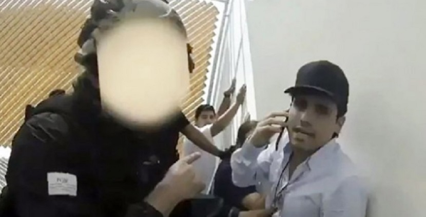 Revelan video de la detención del hijo de El Chapo en Culiacán