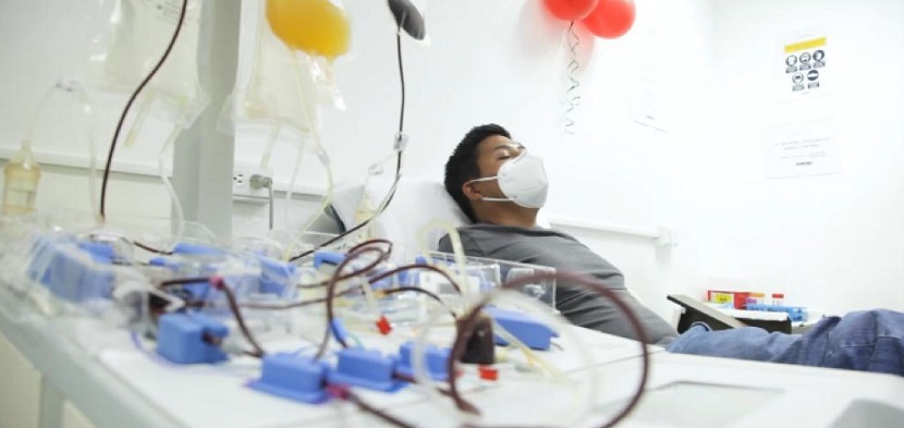 Implementan con éxito protocolo de donación de plasma convaleciente de COVID-19 en el HGE