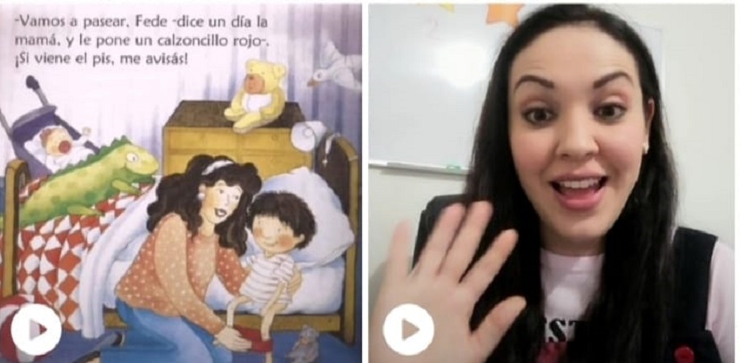 Con cuentos infantiles enseña sobre inclusión a sus estudiantes