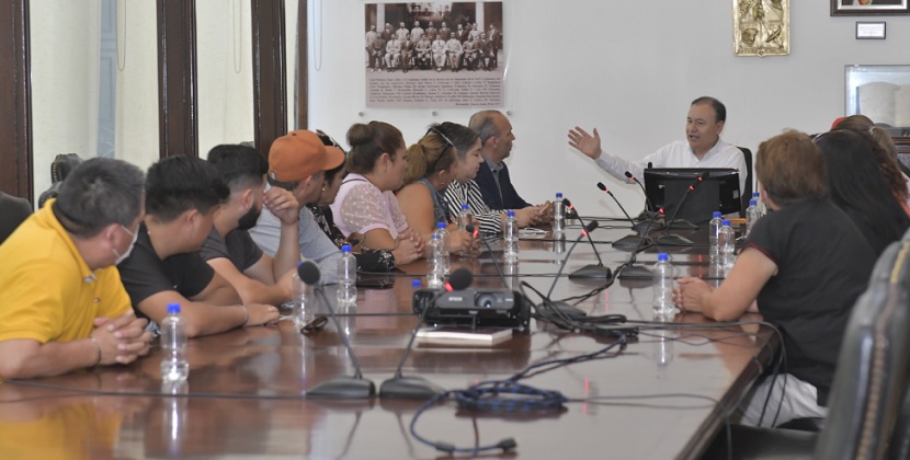 Alfonso Durazo se reúne con líderes del Movimiento por el Libre Tránsito