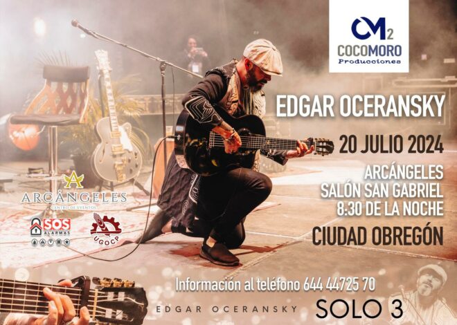 Noche de Trova con Edgar Oceransky en Ciudad Obregón
