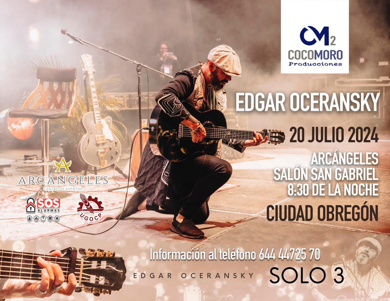Noche de Trova con Edgar Oceransky en Ciudad Obregón