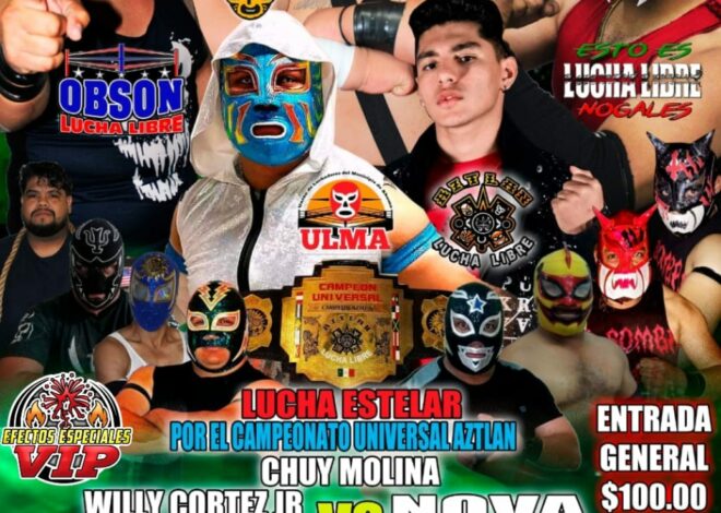 Noche de Lucha Libre en Ciudad Obregón