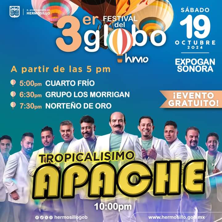 Festival del Globo ¡Este fin de semana en Hermosillo!