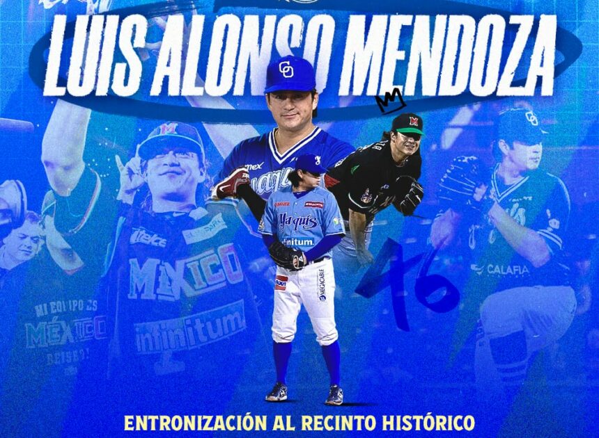 Luis Alonso Mendoza será inmortalizado en el Estadio Yaquis