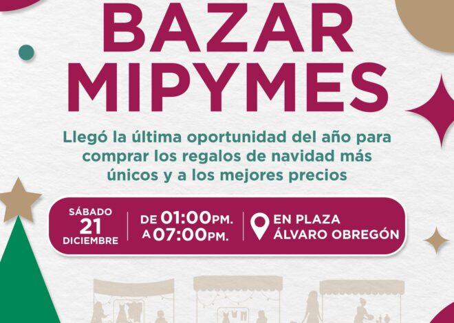 Este sábado vamos al Bazar MIPYMES