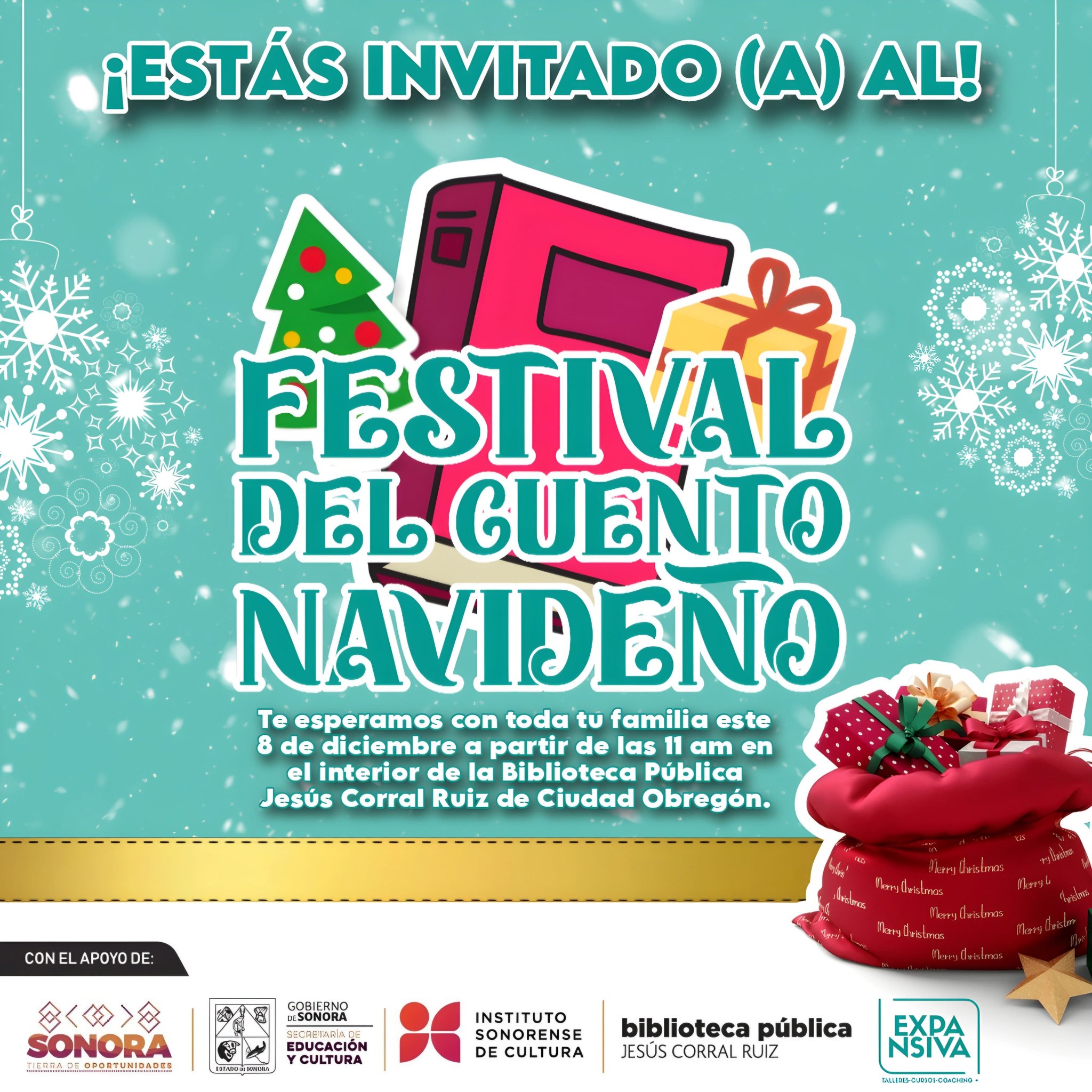 Festival del Cuento Navideño: Diversión y magia en Ciudad Obregón