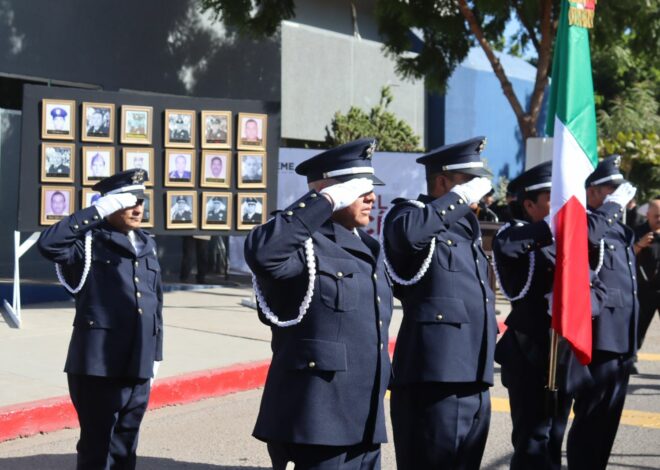 Cajeme honra a sus policías en el Día del Policía