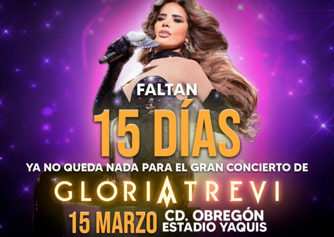 Gloria Trevi llega a Ciudad Obregón con su show más esperado