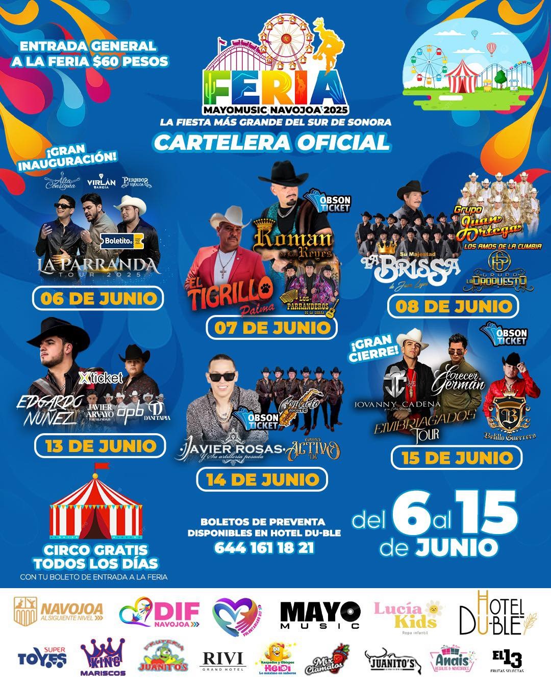 ¡Se acerca la Feria Navojoa MayoMusic 2025!