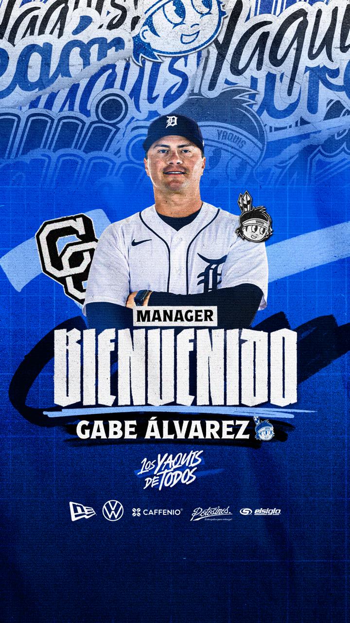 Gabe Álvarez será el nuevo mánager de Yaquis