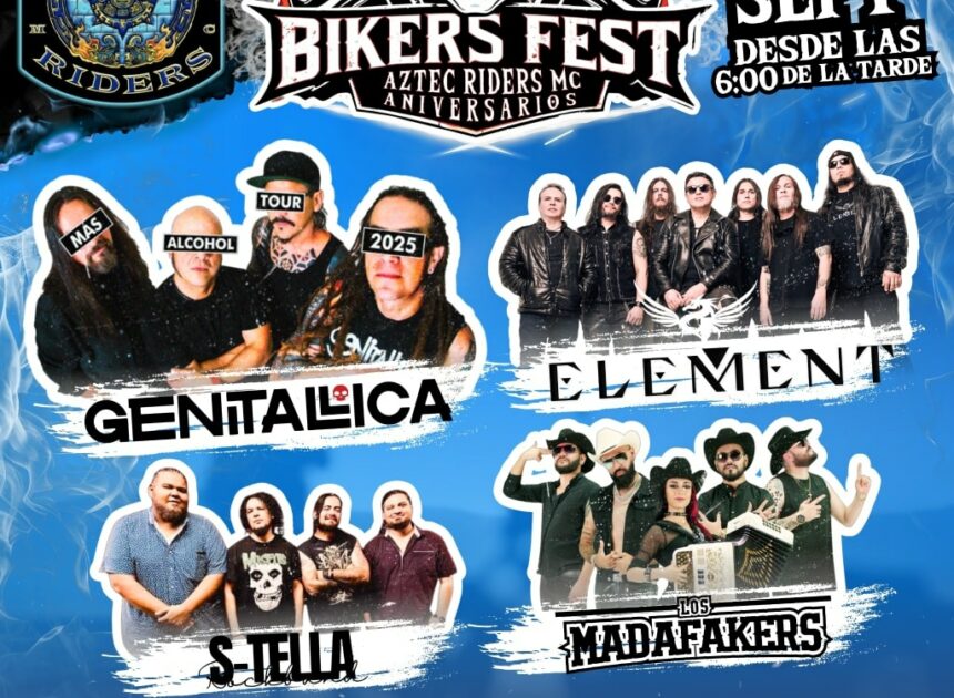Biker Fest en Obregón con Genitallica y más