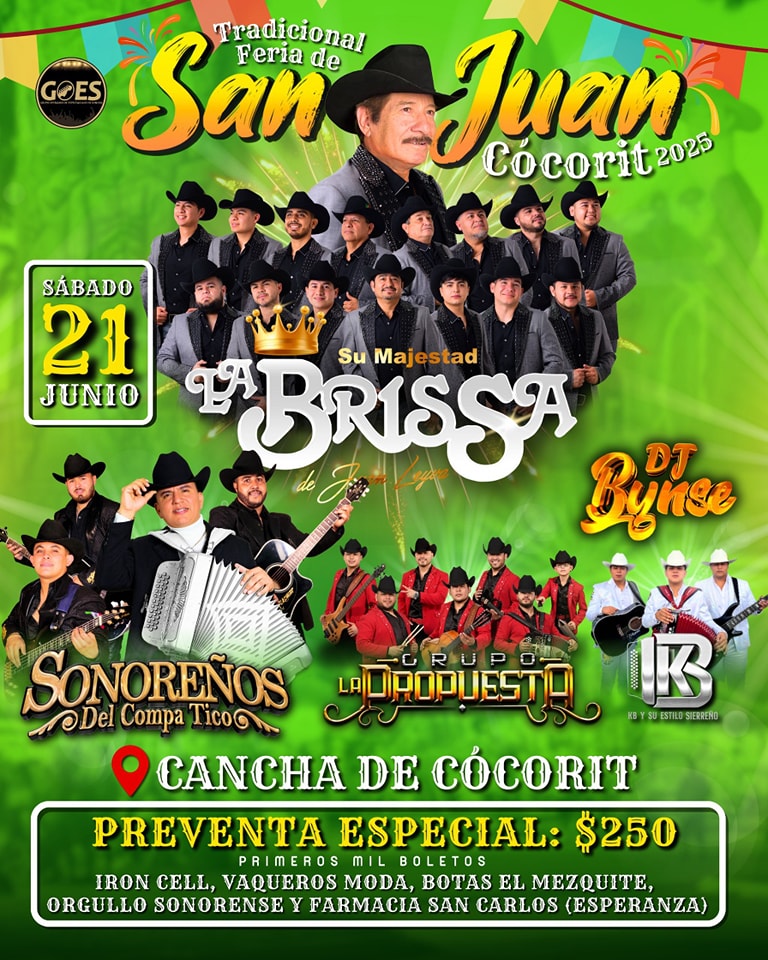 La tradicional Feria de San Juan Cócorit 2025 con La Brissa