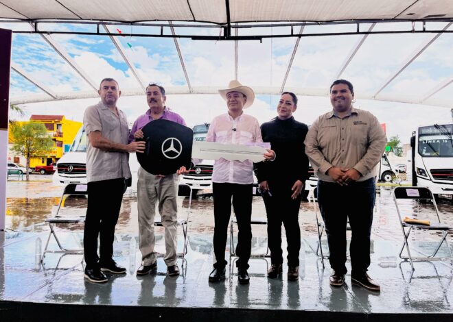 Más transporte con URBAN y calles nuevas para Cajeme