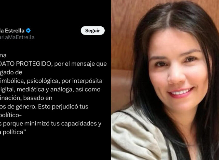 Karla Estrella, en el centro del debate por libertad de expresión