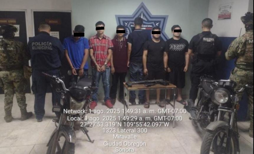 SSPM Asegura Armas de Fuego y Captura a Seis Sujetos en la Colonia Libertad