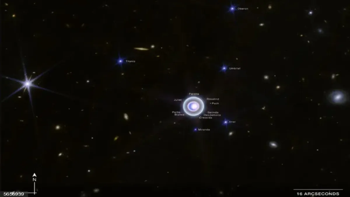 Una nueva y diminuta luna aparece en Urano