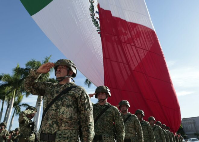 Bandera al tope: Cajeme da el banderazo al Mes Patrio
