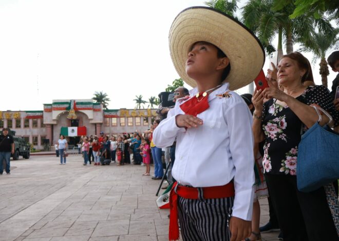 Obregón saca pecho patrio: desfile con todo