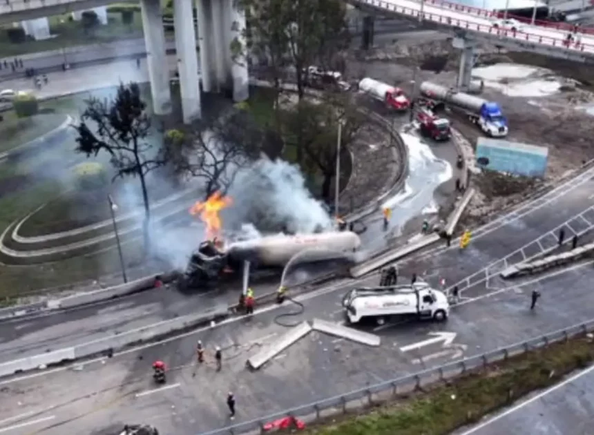 Fiscalía reserva por 3 años las grabaciones de la explosión en el Puente de la Concordia