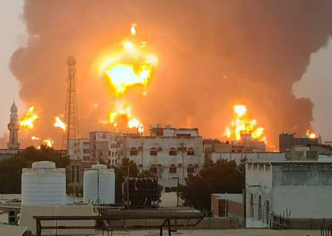 “Aviso urgente”… y luego fuego: Israel lanza ataque sobre el puerto de Hodeida