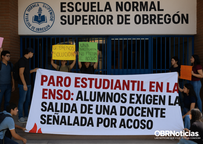Paro estudiantil en la ENSO: alumnos exigen la salida de una docente señalada por acoso