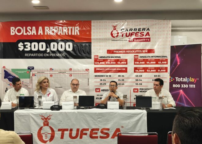 🎽 ¡Sold out! Carrera TUFESA 2025 calienta motores en Ciudad Obregón