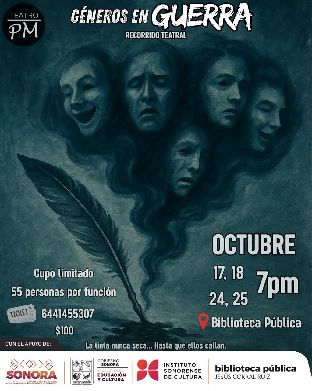 “Géneros en Guerra” toma la Biblioteca Pública con una experiencia teatral única