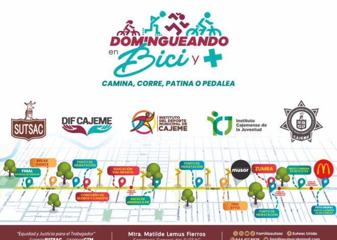 Invitan a “Domingueando en Bici” con temática de disfraces en Cajeme