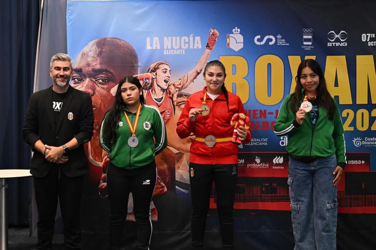Gabriela Hernández, boxeadora yaqui, conquista el subcampeonato en España